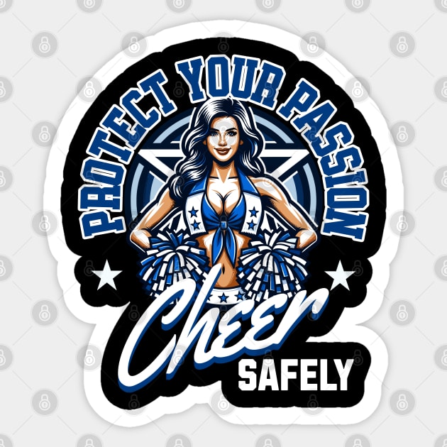 Protect Your Passion - Cheer Safely for National Safety Month Sticker by creative